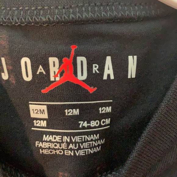 [ Air Jordan ] 2 Piece Tee & Red Shorts NWT 12M - Picture 2 of 6